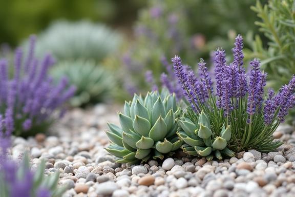 Trockenresistente Gärten mit mediteranen Kräutern und Gräsern